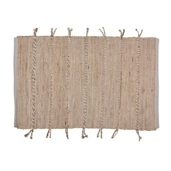 ALFOMBRA/ FELPUDO YUTE 70x140 CM COLOR NATURAL - 1