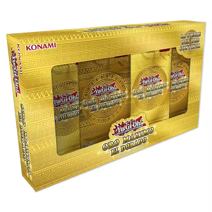YUGIOH ORO MAXIMO EL DORADO 2022. Juego de cartas coleccionables de alta calidad. Construye tu baraja, desafía oponentes y conviértete en un maestro de la estrategia. - 1