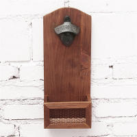 Abrepuertas Vintage De Madera Colgante Para Pared Con Catcher De Botellas De Cerveza Herramientas De Barra Accesorios De Cocina Decoración De Halloween - details 4