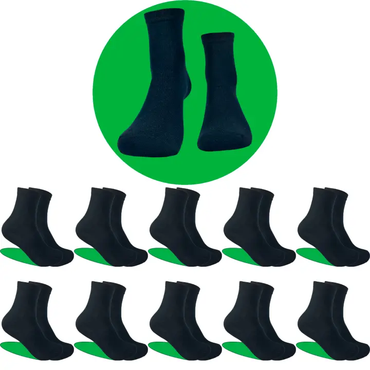 Calcetines PROUTHS de Bambú Transpirables Antiolor PACK DE 12 PARES - 1