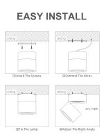 Luces De Traxa LED De Aluminio Montaje En Superficie Ajustables Y Plegables Para Iluminación De Cocina Hogar Y Tiendas - details 6