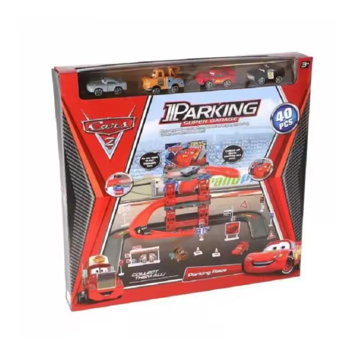 PARKING SUPER GARAJE CARS CON 4 COCHES DE VALUVIC - 1
