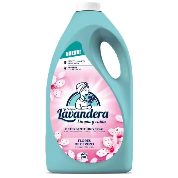 LA ANTIGUA LAVANDERA Detergente Líquido Floral  90 uds Detergente Líquido - 1