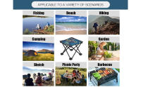 Taburete De Camping Plegable Portátil Y Ligero Para Pesca Senderismo Jardinado Y Playa Silla Small Para Exteriores Modernas - details 6