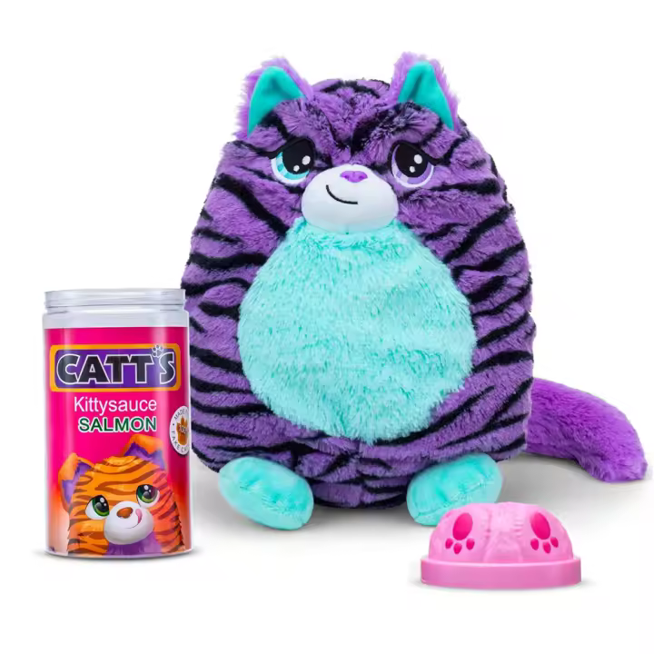 Peluche Gatos Mimimiau 24 Cm Tira Y Wow Les Encanta Meterse En Todos Los Agujeros. (Bizak 64120001) - 1
