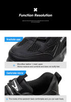 Botas De Seguridad Para Hombre Y Mujer Antideslizantes Transpirables Con Punta De Acero Ligeras Y Respirables Para Trabajo - details 14