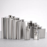 Botella De Mano De Acero Inoxidable 1-10oz Para Hombres Contenedor De Alcohol Portátil Botella De Vino Con Tapa De Tornillo - details 3