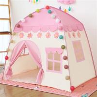 Carpa Plegable Para Niños Estilo Wigwam Torre De Juguete Para Niñas Castillo De Princesa Decoración Para Habitación Regalo De Juguete De Poliéster Para Edades 3-12 Años - details 7