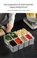 Herramienta De Cocina Moderna: Bandeja Para Servir Con 8 Pequeñas Cajas Desmontables De Almacenamiento De Especias Tapa Y Mango Para Frutas Y Verduras En El Refrigerador - details 8