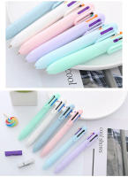 6 Piezas De Estación 6 Colores Macarón Bolígrafos Multicolor Multifunción Creativos Para Niños Bolígrafo De Punto De Escritura 0.5mm - details 4