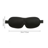 Máscara De Sueño 3D Blindfold Ayuda Al Sueño Almohadilla De Memoria Suave Para Ojos Bloqueo De Luz Para Viajes Cubierta De Ojos - details 10