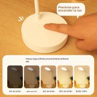 Lámpara De Mesa LED Portátil Con Control De Brillo USB Y Pilas Potenciada Para Escritorio Luz Nocturna De Lectura Para Dormitorio Protección Ocular Lámpara De Lado Para Cama - details 10