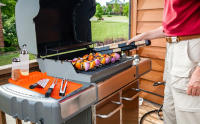 Mantel De Silicona Para Barbacoa Al Aire Libre Y Cocina Con Almohadilla De Sobrantes Y Soporte De Almacenamiento Para Herramientas De Barbacoa - details 3