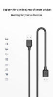 Cable De Extensión USB 2.0 Macho a Macho Con Gel De Silicio Para Radiador Disco Duro Cámara Web Extensor De Datos USB - details 5