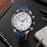 Reloj De Cuarzo Para Hombre De Cuero PU De Alta Calidad Moda Casual Negocios Sencillo Lujo Regalo Popular Reloj De Pulsera - details 9