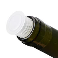 10Pcs Tapón De Botella De Plástico Rojo Para Vino Tapón Transparente Con Agujero Para Sal Resistente Al Polvo Fácil De Retirar - details 1
