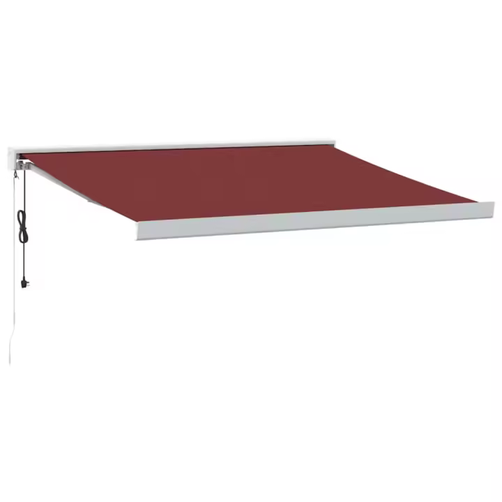 vidaXL Toldo retráctil automático burdeos 350x250 cm - 1