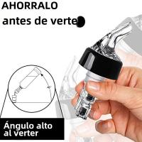 Triturador Automático De Botella De 1 Oz (30 mL) Pack De 3 Dispensador De Cócteles Y Vino Medidor Rápido Para Bebidas - details 5