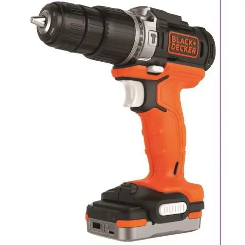 Taladro percutor BLACK & DECKER 12 v. 10 mm. BDCHD12S1-XJ - 1