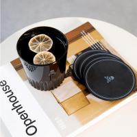 Scalpers Home Set de 4 posavasos marrones Ø11cm - Accesorios para bebidas de diseño único, fabricados en poliuretano duradero y antideslizantes - Ideal para tu hogar - details 17