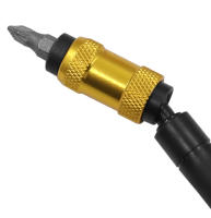 Anillo Magnético Hexagonal Para Destornilladores Con Soporte De Guía Y Cabezal De Cambio Rápido Herramientas De Perforación Self-Locking Rod De Extensión Para Trabajos De Bricolaje Y Reparación - details 2