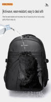 Mochila Grande Multifuncional Impermeable Para Viaje Deportivo Y Negocios Con Bolsillo Para Computadora Antirrobo Para Hombres - details 13
