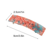 Pins De Pelo De Moda Clips Leopardo Y Marmol Texturizado Geométrico Para Mujer Accesorios De Cabello Barretas Decorativas - details 9