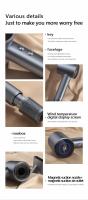 Secador De Pelo De Alta Velocidad 1600W Con Pantalla LED Y Boquilla Eléctrica Regalo Para Cabello Potente Y Con Anión - details 20