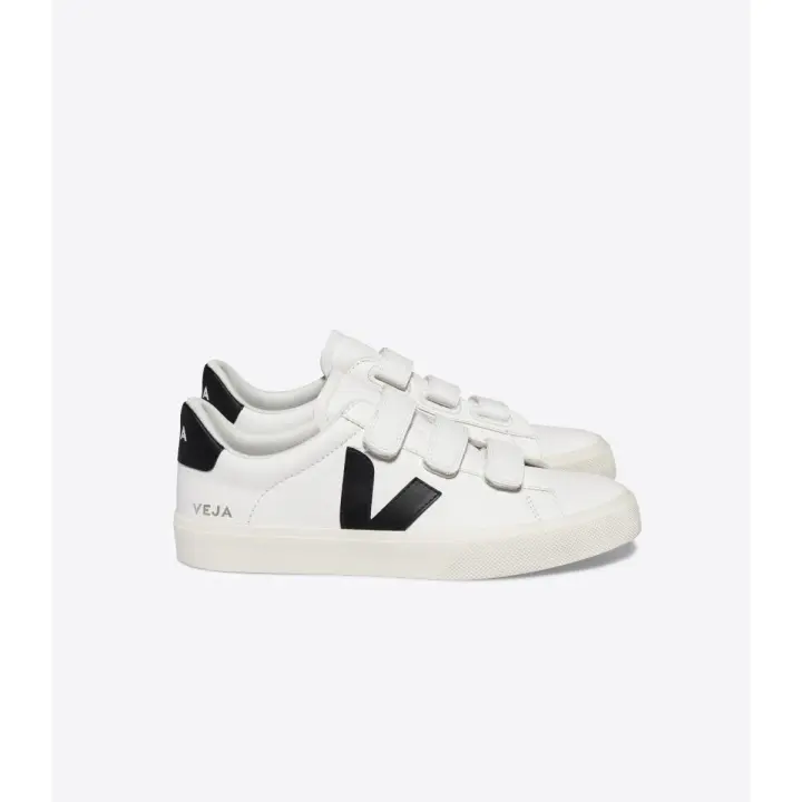 Veja RECIFE LEATHER WHITE BLACK - 1