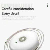 Lámpara De Camping Multifuncional 4 En 1 Con Cinta LED Recargable USB Y Gancho Magnético Para Decoración De Tienda Exterior XTE - details 8