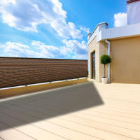 1/2Pcs Pantalla De Privacidad Para Balcón Cubierta De Malla Resistente a La Ruptura 1x6M Panel De Valla De Jardín Piscina Decorativa Para Patio - details 15
