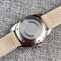 Reloj Mecánico De Pulsera Deportivo Para Hombre NH35 Movimiento 36mm Pantalla Verde Lume Correa De Nylon Acero Inodoro a 20Bar - details 12