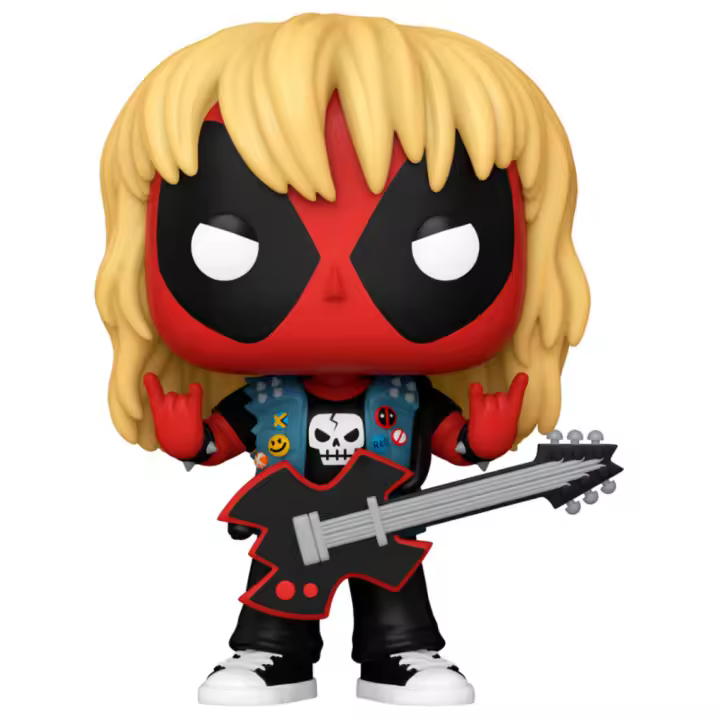 Funko Pop Marvel Deadpool Metal Band 76078-Figura de Vinilo Coleccionable - Idea de Regalo- Mercancia Oficial - Juguetes para Niños y Adultos - Movies Fans - Muñeco para Coleccionistas y Exposición - 1