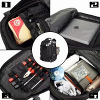 Mochila Grande Para Hombres Mochila Militar Táctica De Viaje Para Trabajo Camping Caza Senderismo Material De Nylon Unisex - details 1