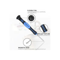 Herramientas de desmontaje multifuncionales 16 en 1 Juego de destornilladores Kit de herramientas de reparación para computadora portátil Teléfono móvil Teclado Consola de juegos Gafas, Juego de destornillador de diferentes modelos de punta - details 3