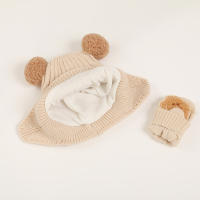 Gorro De Invierno Para Bebé Con Volante Y Protección De Orejas Linterna De Algodón Ajustable Para Niños Y Niñas Accesorios De Ropa Infantil - details 5