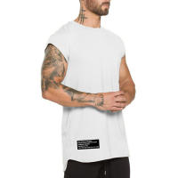 Camiseta De Hombre Para Fitness Y Gimnasio Camiseta De Algodón Transpirable Estilo Casual Manga Corta Para Verano - details 6