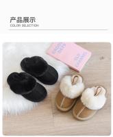 Alpargatas De Algodón Para Niños Y Niñas Con Piel De Peluche Antideslizantes Cómodas Y Calientes Para Uso Doméstico Talla True Fit - details 7