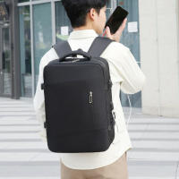 Bolsa de viaje expandible de gran capacidad con varios colores disponibles para computadora portátil de viaje, mochipa para Pareja with Carga USB para helbres y Mujeres. - details 33