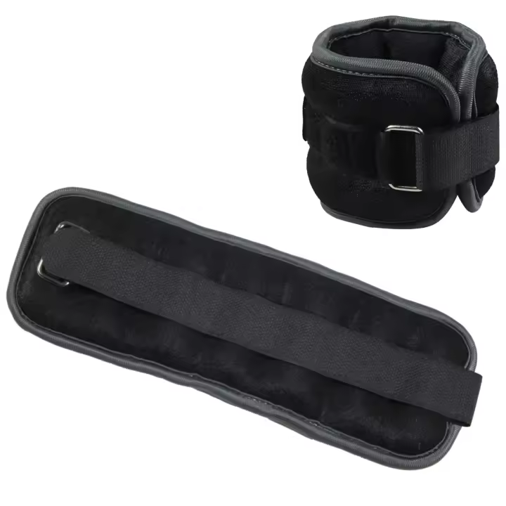 Pareja De Pesas Para Tobillo Ajustable De Neopreno (0.5kg/1kg) Para Fitness Terapia Y Ejercicios En Casa Strap Para Piernas Y Brazos - 1