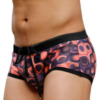 Bragas De Natación Para Hombre Sexy Shorts De Agua Deporte Playa Traje De Baño Marrón Ropa Deportiva Para Surfeo Y Piscina - details 3