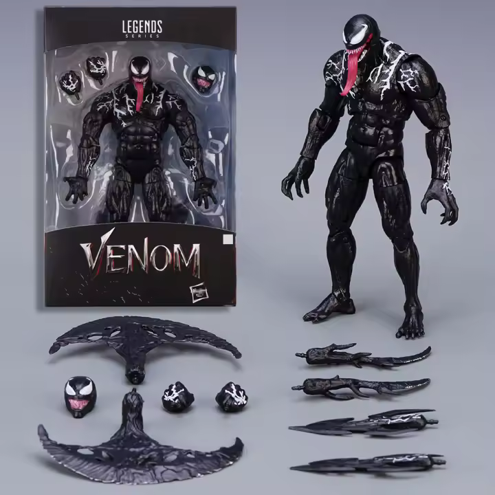 Figura De Acción Venom Legends Juguete Móvil De Articulación Muñeco Estatua Modelo Decorativa Para Niños Regalo - 1