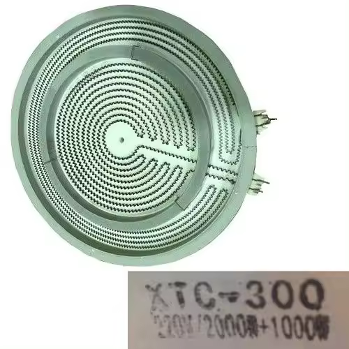 Resistencia Doble Fuego 30/21,5 cms XTC-300 220V/2000W-1000W SCHNEIDER SVI 316 SWAP-DESMONTAJE - 1
