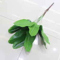 Planta Artificial De Palma Tropica 70-78cm Gran Hoja Falsa De Plátano Para Decoración De Jardín Y Hogar Arbolito De Pasote De Plástico - details 1