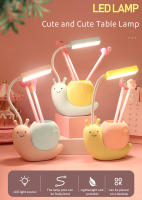 Lámpara De Mesa Infantil Con Diseño De Caracol Luz Nocturna USB Recargable LED Protección Ocular Para Lectura Con Pluma - details 12
