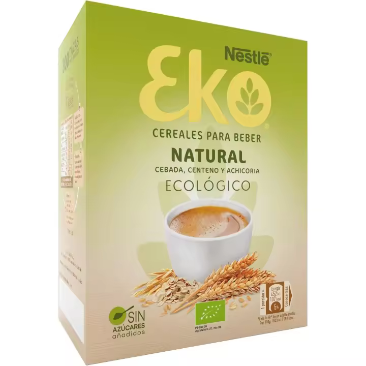 Cereales solubles para beber NESTLE EKO - Producto ecológico - Caja 900grs - 1