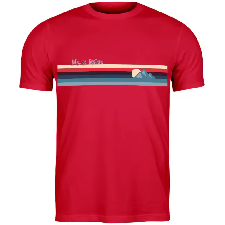 Camiseta de Manga Corta Izas Odham para hombre en color rojo - 1