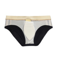 Bikini De Baño Para Hombre Con Rayas Lateral Push-Up Estilo Sexy Traje De Baño Corto De Surfeo Monocromo Material Poliéster Y Spandex - details 12