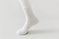 4 Pares De Calcetines De Yoga Para Mujer Color Sólido Antideslizante Para Pilates Y Baile Ballet Altura Media Algodón Polyester - details 6