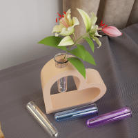Molde De Corazón En Forma De Corazón Para Hidroponia Molde De Yeso Molde De Silicona Vaso De Yeso Molde De Test Tube Decoración Para El Hogar - details 5